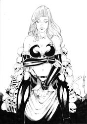 1girls 2023 chaos_comics coffin_comics death_(personification) ed_benes_studio grim_reaper huge_breasts lady_death latex_gloves latex_thighhighs long_hair looking_at_viewer queen_of_the_dead seductive_look voluptuous voluptuous_female rating:Explicit score:1 user:Dragon98