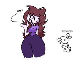 bineseeeeeek_(artist) erection jaiden jaiden_animations jaidenanimations neuron_activation_(meme) peashooter_(pvz) peashooter_jaiden plantie plants_vs_zombies thick_thighs rating:Explicit score:64 user:Simeguylime