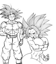 big_breasts caulifla comic comic_page dragon_ball dragon_ball_super female_saiyan monochrome naked pseudocel saiyan son_goku universe_6/universe_7 universe_6_saiyan/universe_7_saiyan rating:Explicit score:75 user:Kaiokenx34