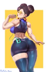 aestheticc-meme asian asian_female big_ass big_breasts bubble_butt chun-li dat_ass hourglass_figure lipstick street_fighter thick_thighs thong whale_tail rating:Explicit score:125 user:MaskedBug