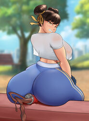 1girls asian asian_female big_ass big_breasts big_butt capcom chun-li crushing_can female huge_ass huge_butt large_ass large_butt redgun sideboob sitting sitting_on_object soda soda_can street_fighter street_fighter_v tagme rating:Explicit score:79 user:dlguy95