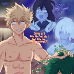 abs angry angry_face anime anime_style bedroom blush funny gay gay_sex grabbing_hair gripping_hair hair_grab izuku_midoriya izukur0t137 katsuki_bakugou male/male male_only moaning my_hero_academia nana_shimura nipples one_for_all_(mha) one_for_all_vestige shirtless surprised sweat sweating vestige_(mha) yaoi yaoi_with_female_audience yaoi_with_male_audience yoichi_shigaraki rating:Questionable score:88 user:Izukur0t137