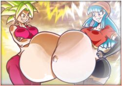 1girls 2girls ass belly belly_to_belly big_ass big_belly big_breasts blackoutsiderz blue_hair bra_(dragon_ball) bra_briefs brapan breasts dragon_ball dragon_ball_gt dragon_ball_super female female_pred fusion green_hair hand_on_hip huge_belly kefla large_breasts outie_navel pan_(dragon_ball) petite same_size_vore smile teenager thick_thighs thighhighs vore rating:Questionable score:73 user:busterancher