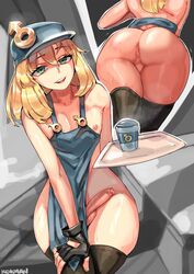 1boy androgynous anus apron apron_only ass big_ass big_butt black_thighhighs blonde_hair blue_eyes bridget bubble_ass bubble_butt erection femboy fingerless_gloves girly guilty_gear kokman large_ass large_penis light-skinned_male light_skin long_hair male_symbol otoko_no_ko pale_skin sweat thick_thighs thighhighs trap rating:Explicit score:600 user:Zabior