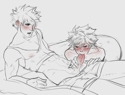 2boys bakugou_katsuki blowjob blush erect_penis fellatio freckles gay gay_blowjob giving_head holding_penis izuku_midoriya katsuki_bakugou male male/male male_only merfolk mermaid_tail merman my_hero_academia oral penis penis_in_mouth spacenipnops sucking_penis yaoi rating:Explicit score:88 user:notNPC