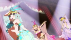 3girls amy_(suisei_no_gargantia) animated ass_focus ass_jiggle bare_arms bare_back bare_legs bare_midriff bare_shoulders bare_thighs barefeet barefoot belly_button belly_dancer belly_dancer_outfit big_ass big_breasts big_butt bikini bikini_bottom bikini_top blonde_hair blue_bikini blue_bikini_bottom blue_bikini_top blue_eyes blue_feathers blue_silk blush bracelet brown_hair cheering cleavage dancer dancer_class dancer_girl dancer_girls dancer_outfit dancers dancing_girls earrings edit edited female girls gold_bracelet gold_rings golden_bracelet golden_eyes golden_rings green_bikini green_bikini_bottom green_bikini_top green_earrings green_eyes green_feathers green_silk head_feathers headwear jewelry jiggle jiggling jiggling_ass jiggling_breasts jiggling_butt loincloth long_hair melty_(suisei_no_gargantia) midriff navel necklace neckwear on_stage pink_bikini pink_bikini_bottom pink_bikini_top pink_feathers pink_silk rings saaya_(suisei_no_gargantia) see-through_loincloth see-through_silk short_hair silk silk_dancing silk_loincloth spotlight stage stage_lights suisei_no_gargantia rating:Questionable score:24 user:xxXzeroXxx