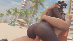 1boy 1girls 3d animated ass athletic_female beach black_body black_women cling dark-skinned_female dark_skin evilaudio female green_eyes hug human interracial kassioppiava league_of_legends light-skinned_male light_skin moaning riot_games rougenine senna_(league_of_legends) sex sitting sitting_on_lap sitting_on_penis sitting_on_person sound sun tagme video waves rating:Explicit score:680 user:EvilAudio