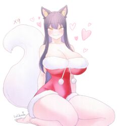 ahri black_hair facial_markings fox fox_ears fox_girl fox_tail heart league_of_legends lolboja tagme vastaya yellow_eyes rating:Questionable score:34 user:KitKatKunt