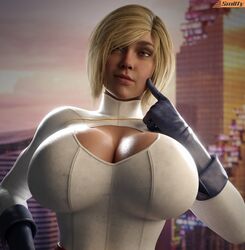 1girls 3d alien alien_girl alien_humanoid alien_look_like_human athletic athletic_female big_breasts blender blonde_hair blue_eyes boob_window breasts busty chest cleavage curvaceous curvy curvy_figure dc dc_comics digital_media_(artwork) eyebrows eyelashes female female_focus female_only fit fit_female fully_clothed hourglass_figure huge_breasts humanoid injustice_2 karen_starr kryptonian large_breasts light-skinned_female light_skin power_girl power_girl_(injustice) smitty34 solo superheroine superman_(series) top_heavy upper_body voluptuous rating:Questionable score:121 user:ShadowPain