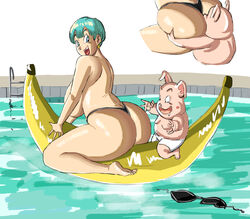 big_ass big_butt bikini bulma_briefs dragon_ball face_in_ass oolong panarandom topless rating:Explicit score:92 user:DragonBootyZ