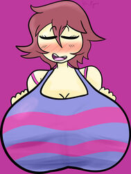 1girls 2023 big_breasts breasts female female_frisk frisk hyper hyper_breasts tagme toby_fox undertale undertale_(series) vile_eyes rating:Explicit score:56 user:KinkyPants