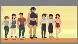 2futas 5boys breasts bulge character_name clothed clothing dark-skinned_futanari dark-skinned_male dark_skin femboy flaccid full_body fully_clothed futanari height_chart human john_(mrbooshmaster) larger_futanari light-skinned_futanari light-skinned_male light_skin lineup long_hair male measurements mrbooshmaster muscular penis robin_(mrbooshmaster) sasha_(mrbooshmaster) short_hair size_difference smaller_male willow_(mrbooshmaster) rating:Questionable score:59 user:calebe102015