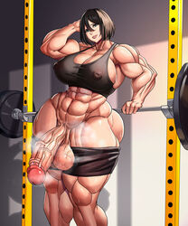 1futa abs attack_on_titan balls bare_shoulders big_balls big_breasts big_penis black_eyes black_hair breasts busty cleavage clothed clothing curvy detailed_background erect_nipple erect_nipples eyelashes flaccid front_view futa_only futanari holding hourglass_figure huge_cock human indoor inside light-skinned_futanari light_skin looking_at_viewer mikasa_ackerman muscle muscular muscular_futanari musk naked nipple_bulge pants_down partially_clothed penis pose posing saxwakuy shiny shiny_skin short_hair solo standing steam sweat thick_thighs toned vein veiny veiny_penis voluptuous wide_hips rating:Explicit score:125 user:Havoc100