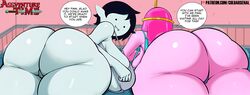 2girls adventure_time ass big_ass big_butt black_hair blue_skin bubble_butt butt cartoon_network coldarsenal fat_ass fat_butt female finn_the_human huge_ass huge_butt looking_at_viewer looking_back looking_back_at_viewer marceline mentioned_character name_drop pink_hair pink_skin pov princess_bubblegum talking_to_viewer text text_bubble thick_ass thick_butt vampire warner_brothers rating:Explicit score:407 user:awsawsaws