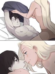 1boy 1boy1girl 1girls absurd_res black_eyes black_hair blonde_hair blue_eyes blush booty_shorts boruto:_naruto_next_generations breasts breasts_out canon_couple closed_eyes comic couple cowgirl_position dominant_female ear_piercing earrings erect_nipples female femdom hi_res high_resolution highres husband_and_wife imminent_sex ino_yamanaka jewelry light-skinned_female light-skinned_male light_skin lips lipstick looking_at_another looking_at_partner makeup male male/female malesub married_couple minishorts monday_mint nail_polish naruto naruto:_the_last naruto_(series) naruto_shippuden nipples no_bra on_back painted_nails pale-skinned_female pale-skinned_male pale_skin pillow pink_lips pink_lipstick pink_nail_polish pink_nails romantic romantic_ambiance romantic_couple sai shirt_lift shirt_up short_shorts shorts shounen_jump sitting sitting_on_lap sitting_on_person story straddling straight submissive_male topless topless_female topless_male undressing white_background yamanaka_ino rating:Questionable score:73 user:DarkShuriken