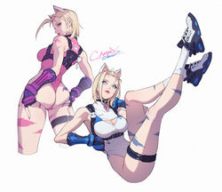 1girls big_breasts blonde_hair blue_eyes breasts busty cammy_white citemer cleavage curvaceous curvy curvy_body curvy_female curvy_figure female huge_breasts large_breasts scar sports_bra street_fighter street_fighter_6 voluptuous rating:Explicit score:68 user:Maddydragoon