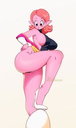 1girls breasts chronoa dragon_ball dragon_ball_z female female_only high_heels large_breasts leotard lunaexhabbitix pink_skin pose sideboob solo supreme_kai_of_time thighs wide_hips rating:Explicit score:125 user:WatchTheLanguage