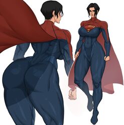 1girls cape cyberboi dc dc_comics fat_ass kara_zor-el kryptonian muscular muscular_female muscular_thighs sasha_calle supergirl supergirl_(sasha_calle) superhero_costume superheroine the_flash_(2023) thick_thighs rating:Explicit score:403 user:K9kai09