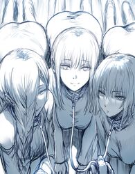 3girls all_fours ass breasts chainsaw_man clothed company_connection crossover female femsub fubuki_(one-punch_man) god_i_wish_that_were_me greyscale harem hews hews_hack jujutsu_kaisen kneeling large_ass large_breasts leash leash_and_collar light-skinned_female light_skin long_hair looking_at_viewer makima_(chainsaw_man) mappa mei_mei_(jujutsu_kaisen) multiple_girls on_knees one-punch_man short_hair shounen_jump shueisha smile submissive_female weekly_shonen_jump wide_hips rating:Explicit score:653 user:Kanamori69