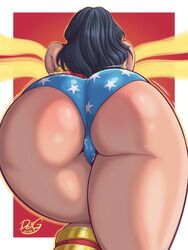 1girls ass ass_focus back_view big_ass big_butt black_hair cameltoe curvy dc dc_comics deigart female female_only huge_ass justice_league large_ass large_butt leotard rear_view solo thick_thighs wonder_woman wonder_woman_(series) rating:Questionable score:164 user:Updeetz