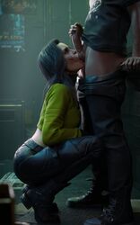 1boy 1girls 3d 3d_(artwork) abs areolae ball_sucking belly belly_button big_breasts black_nails breasts cd_projekt_red cybernetics cyberpunk_2077 female female_focus freckles fugtrup hi_res highres large_breasts licking_balls looking_at_viewer male/female mature mature_female medium_breasts medium_hair mostly_nude nail_polish nipple_piercing nipples older_female painted_nails panties rogue_amendiares shirt_lift silver_hair skindentation slim_waist squatting straight sucking_testicles toned toned_female toned_stomach v_(cyberpunk_2077) vincent_(cyberpunk_2077) rating:Explicit score:501 user:Zabior