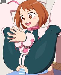 1girls anal anal_sex anus ass back bodysuit breasts brown_eyes brown_hair bubble_butt female hero_outfit_(mha) hips huge_ass indoors kabeume large_breasts my_hero_academia ochako_uraraka ochako_uraraka_(hero_outfit) open_mouth ripped_clothing short_hair thick_thighs thighs torn_clothes wide_hips rating:Explicit score:62 user:Vardigiil