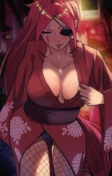 baiken fishnets guilty_gear guitarist_yui panties showing_breasts tongue_out yukata rating:Questionable score:104 user:Fuck_on_me