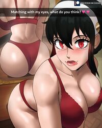 ass big_ass big_breasts breasts bubble_butt dat_ass echosaber fat_ass huge_ass large_ass large_breasts looking_at_viewer looking_pleasured pleasure_face selfie spy_x_family thick thick_ass thick_thighs yor_briar yor_forger rating:Explicit score:271 user:MaskedBug