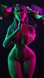 1girls 3d blender dom3d evelynn grabbing_own_breast k/da_all_out_evelynn k/da_all_out_series league_of_legends posing solo rating:Explicit score:58 user:Dom3D