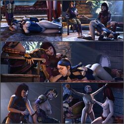 3d bound_and_gagged eating_pussy kitana mileena mortal_kombat mortal_kombat_11 mortal_kombat_x skarlet smokescreen117 sucking_toes threesome whipping rating:Explicit score:25 user:Rusted12