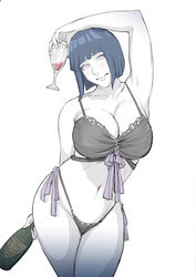 big_breasts boruto:_naruto_next_generations bra edit edited hi_res highres hyuuga_hinata lingerie milf mother naruto naruto_(series) panties raikage_art seductive_look seductive_pose wine wine_bottle wine_glass rating:Explicit score:182 user:Kai40