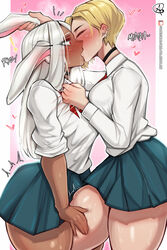 2girls absurd_res almualim ass big_ass big_breasts big_thighs blonde_hair blush breasts closed_eyes female female_only huge_ass huge_breasts huge_thighs kissing long_hair miruko my_hero_academia red_hair rumi_usagiyama ryuukyuu school_uniform schoolgirl short_hair skirt tagme tatsuma_ryuuko thick_hips thick_thighs thighs very_high_resolution white_hair yuri yuri rating:Explicit score:443 user:Aeolus_HX