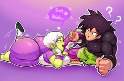 1boy 1girls ass big_ass big_breasts big_butt black_hair broly broly_(dragon_ball_super) cheelai dragon_ball dragon_ball_super dragon_ball_super_broly fat_ass female francyart34 green_body green_skin huge_ass large_ass large_penis male thick_ass thick_thighs thighs white_hair wide_hips rating:Questionable score:118 user:HughthyDerg