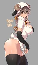 big_ass big_breasts cosplay costume dat_ass ewe female female_only original ryo_agawa sheep sheep_girl rating:Explicit score:89 user:MaskedBug