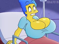 1girls alternate_breast_size alternate_version_available animated big_breasts blue_hair blush bouncing_breasts breast_expansion breasts bust busty canonical_scene chest cleavage clothing drawsputin english_voice_acting eyes female female_focus female_only giant_breasts hair hospital hospital_bed huge_breasts human intravenous_bag intravenous_drip large_breasts legs loop marge_simpson mature mature_female milf mp4 perm shiny_breasts short_video solo solo_female sound startled the_simpsons upper_body video voice_acted yellow-skinned_female yellow_body yellow_skin rating:Explicit score:180 user:OmegaSpawn