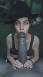 1girls blowjob blue_eyes brown_hair capcom claire_redfield claire_redfield_(jordan_mcewen) eye_contact fellatio female gigantic_penis huge_cock just_the_tip long_penis monster monster_cock mr_x naughty_face oral pale-skinned_female penis petite pov resident_evil resident_evil_2 resident_evil_2_remake seductive_eyes seductive_look seductive_mouth stephanie23 sucking_tip tagme tyrant rating:Explicit score:128 user:calebe102015