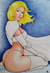 ass ass_focus big_ass blonde_hair blue_eyes bubble_butt cape corset dat_ass diego_bruno elbow_gloves emma_frost hellfire_club looking_at_viewer looking_away looking_back marvel marvel_comics thick_thighs thighhighs thighs thong thong_panties white_queen x-men rating:Questionable score:14 user:Blueblaster69