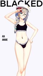 abused_paragon_(artist) aia_amare blacked blacked_clothing commission crop_top female female_only kurosanji midriff nijisanji nijisanji_en solo solo_female virtual_youtuber rating:Questionable score:25 user:phase059