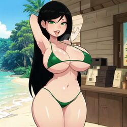 1girls ai_generated arms_behind_back beach big_breasts bikini cixf female horny huge_ass huge_breasts landidzu pose string_bikini thick_ass thick_thighs tongue_out rating:Explicit score:81 user:cixf