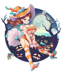 alternate_breast_size barely_clothed big_ass big_breasts boob_window bursting_breasts clothed female female_only high_heels huge_breasts light-skinned_female mario_(series) nintendo no_bra princess_daisy sideass sideboob supersatanson underass underboob witch witch_hat rating:Explicit score:94 user:fridayth34th