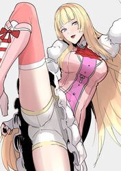 1girls bandai_namco bangs blonde_hair clash_kuro_neko emilie_de_rochefort female female_only fully_clothed light-skinned_female light_skin purple_eyes rich_girl solo spats spats_under_skirt tekken tekken_8 thigh_highs thighhighs thighs under_dress violet_eyes rating:Safe score:66 user:Fumeknight1