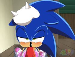 anthro black_nose blowjob blue_fur blush crossdressing fellatio femboy first_person_view gay gloves green_eyes knuckles_the_echidna looking_at_viewer male male/male male_only penis red_penis rouge_the_bat_(cosplay) sonic_(series) sonic_the_hedgehog sonic_the_hedgehog_(series) sonic_x text veiny_penis rating:Explicit score:19 user:a_gay_simp