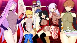 7girls artoria_pendragon artoria_pendragon_(fate) bad_end ball_gag caster_(fate/stay_night) collar corrupted corruption cuck cuckold cuckolding defeated defeated_heroine emiya_shirou enemy_conversion fate/stay_night fate_(series) femsub forced_to_watch fujimura_taiga harem humiliation illyasviel_von_einzbern insect insects koikatsu lipstick_mark lipstick_marks lordem maledom matou_sakura matou_shinji medea_(fate) multiple_females multiple_girls multiple_subs netorare nipple_piercing ntr obedience obedient obedient_sub parasite personality_change pierced_nipples piercing piercings revealing_clothes sitting_on_lap slave slave_collar slave_outfit slavegirl slutty_outfit stockings submissive submissive_female tohsaka_rin utter_domination rating:Explicit score:45 user:Koteiryu