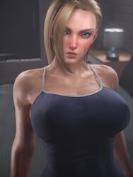 1girls 3d ass big_ass big_breasts blonde_female blonde_hair breasts british british_female cammy_white capcom eye_fetish female female_focus female_only fighting_game fit fit_female fitness fully_clothed light-skinned_female muscles nerohunter6 scar short_hair solo street_fighter street_fighter_6 tank_top tanktop thick_legs thick_thighs wide_hips rating:Safe score:142 user:Crcole331