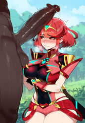 1boy 1girls ai_generated ass blush breasts dark-skinned_male dark_skin dat_ass female floox hi_res hips huge_ass huge_breasts huge_cock light-skinned_female light_skin male nintendo outdoors penis pyra red_eyes red_hair short_hair stable_diffusion thick_thighs thighs uncensored wide_hips xenoblade_(series) xenoblade_chronicles_2 rating:Explicit score:132 user:Aeolus_HX