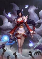 1girls ahri female female_focus female_only league_of_legends unstable_anomaly rating:Questionable score:6 user:mydickhurtaf