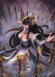 1girls divine_sword_irelia female female_focus female_only immortal_journey_series irelia_xan league_of_legends unstable_anomaly rating:Questionable score:7 user:mydickhurtaf