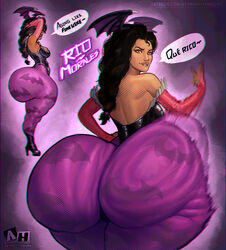 1girls ass ass_focus big_ass black_hair booty_shelf bottom_heavy bragging clothing cosplay costume dark-skinned_female dark_skin darkstalkers dialogue english_text fat_ass fat_ass_mommy halloween halloween_costume huge_ass huge_thighs ignantastro latina long_hair marvel marvel_comics massive_ass massive_butt mature mature_female milf morrigan_aensland_(cosplay) motion_blur motion_lines rio_morales rio_morales_(spider-verse) ripples rippling_ass showing_off showing_off_ass side_view slap slapping_ass slapping_butt slapping_own_ass small_breasts spanish_text spanked_butt spanking spanking_ass spanking_own_ass speech_bubble spider-man:_across_the_spider-verse spider-man:_into_the_spider-verse spider-man_(series) stardustpapi thick_thighs thunder_thighs thunderthighs tight_pants voluptuous voluptuous_female wide_hips rating:Questionable score:376 user:nineties