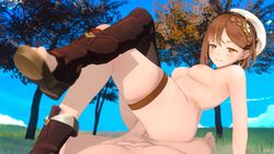 1boy 1girls 3d abs alchemist animated arm_support ass atelier_(series) atelier_ryza blush bouncing_breasts braid braided_hair breasts brown_eyes brown_hair brown_legwear clouds cowgirl_position crossed_legs cute earrings enjoying female female_protagonist fit_male gloves grass happy happy_sex hat hips jewelry lazyprocrastinator legs light-skinned_female light-skinned_male light_skin looking_at_another looking_at_partner looking_at_viewer male male_pov medium_breasts medium_hair nature nipples no_sound nude outdoor_sex outdoors outside penis pov reisalin_stout ribbon sandals single_thighhigh sky smile teeth thick_thighs thigh_strap thighs toned_male uncensored vaginal_penetration video wholesome rating:Explicit score:436 user:ThunderBlitz