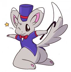  anthro ass chinchilla fur hi_res minccino mincheeto pokémon_(species) pokemon tagme tail  rating:explicit score: user:kekurussy